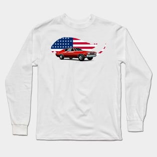 Chevelle USA Print Long Sleeve T-Shirt